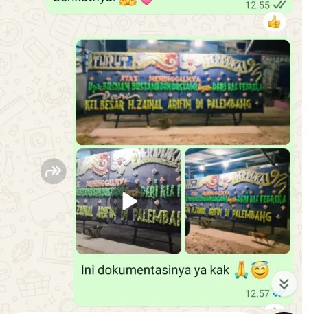 Pengiriman Papan Bunga Duka Pakis Aji