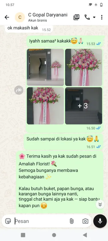Pengiriman Karangan Bunga Pakis Aji