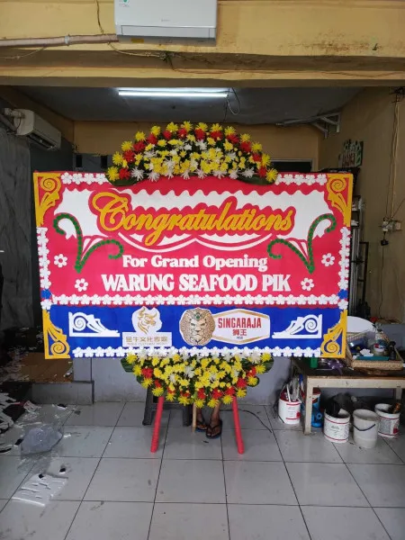 Papan Bunga Ucapan Selamat Pakis Aji